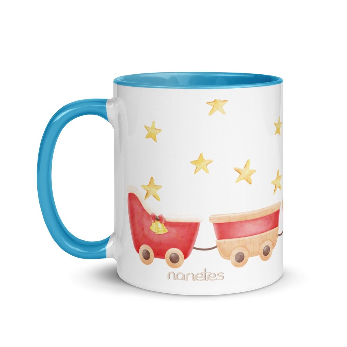 Taza Navideña Personalizada Tren Navidad Nanetes - Nanetes